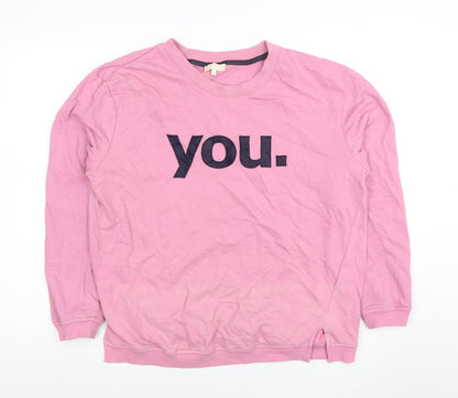 Womens UK Size 12 Esprit Pink Pullover Sweatshirt
