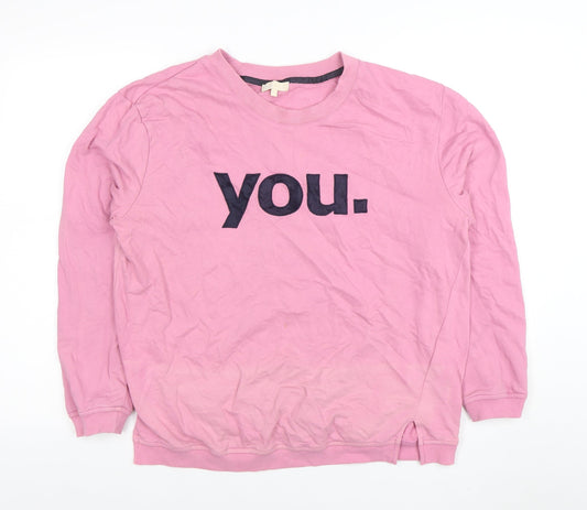 Womens UK Size 12 Esprit Pink Pullover Sweatshirt