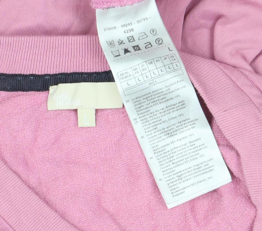 Womens UK Size 12 Esprit Pink Pullover Sweatshirt