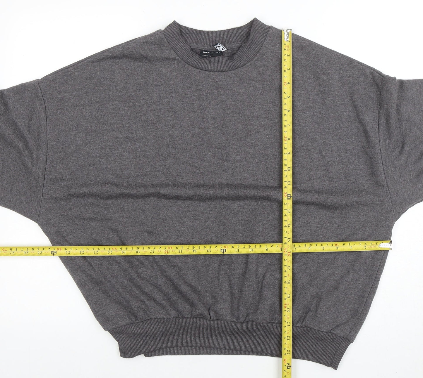 Womens UK Size 8 ASOS Grey Pullover Sweatshirt