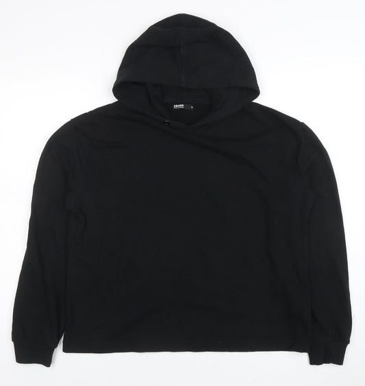 Womens UK Size XL Cropp Black Pullover Hoodie