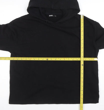 Womens UK Size XL Cropp Black Pullover Hoodie