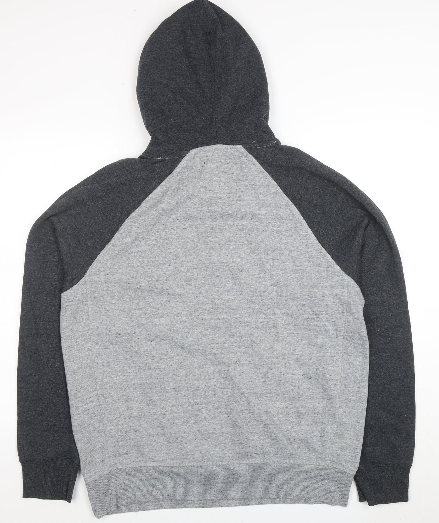 Mens UK Size L CampusCrew Grey Pullover Hoodie