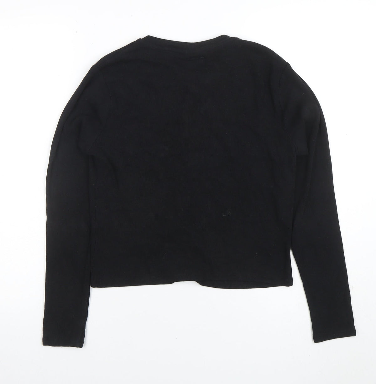 Closure LDN Women's Black Size 12 Button-Up Long Sleeve Top