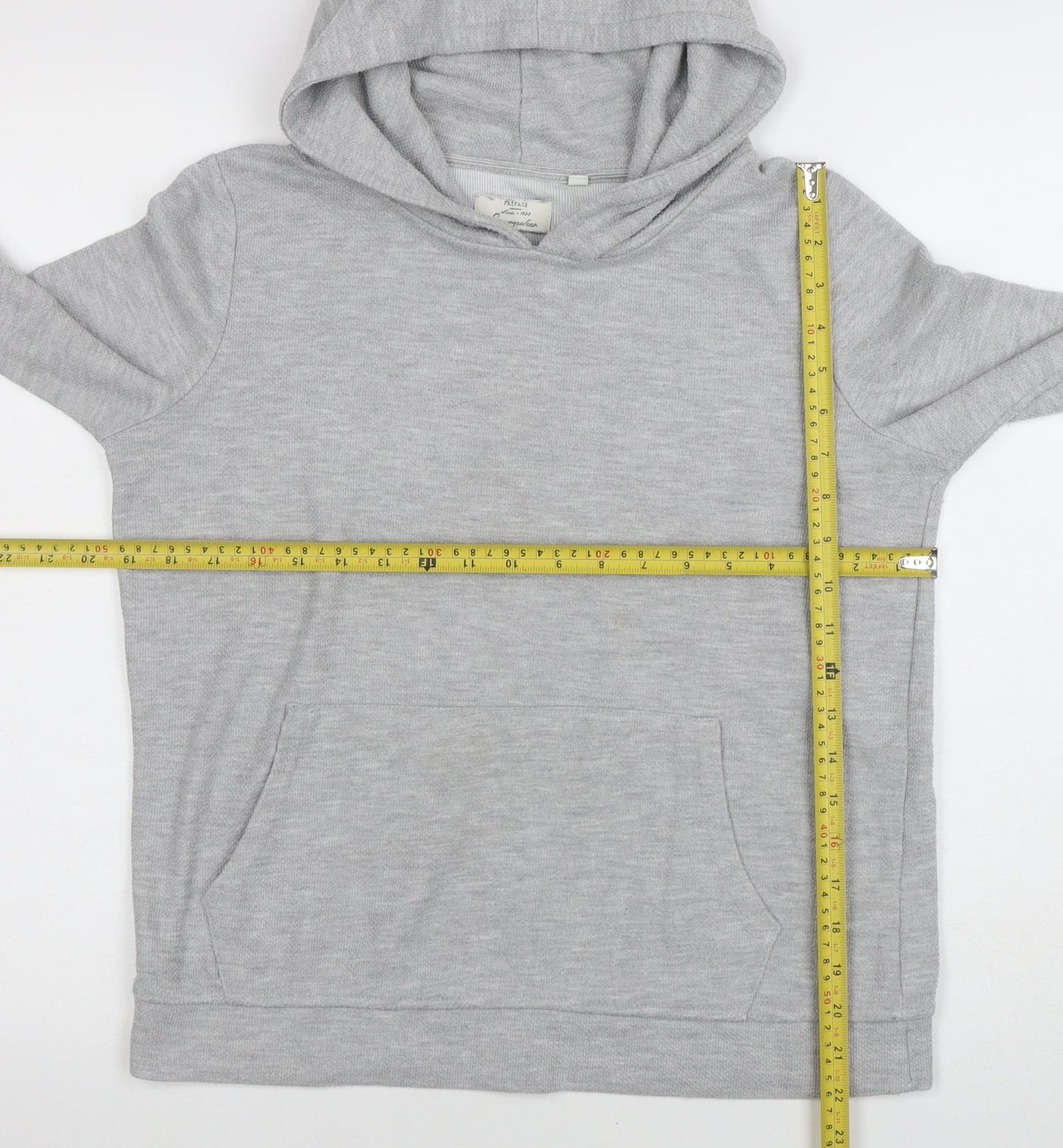 Womens UK Size 10 FatFace Grey Pullover Hoodie