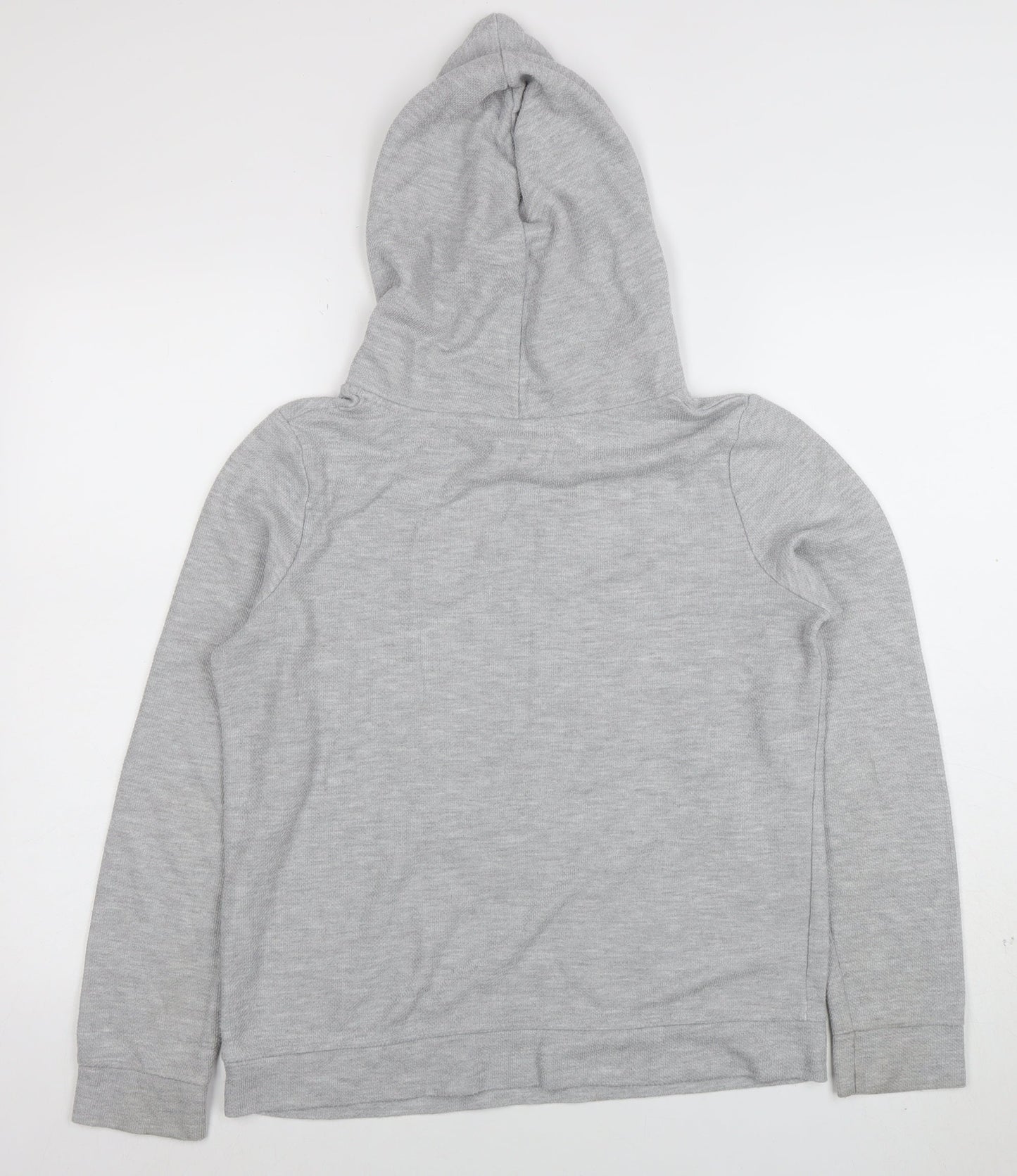 Womens UK Size 10 FatFace Grey Pullover Hoodie