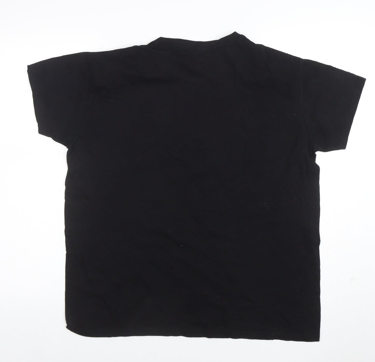 Mens UK Size L SOL'S Black  T-Shirt