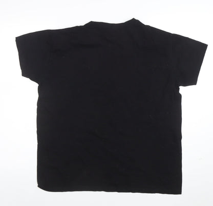 Mens UK Size L SOL'S Black  T-Shirt