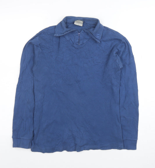 Boys UK Size 15-16 Years Trespass Blue Full Zip Hoodie
