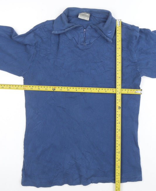 Boys UK Size 15-16 Years Trespass Blue Full Zip Hoodie