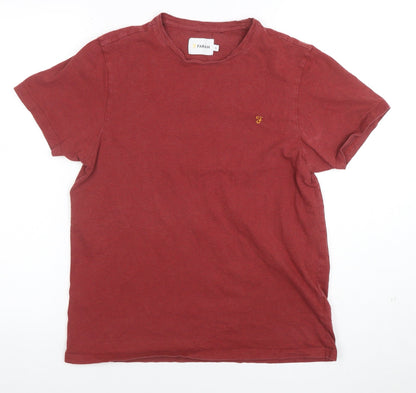 Mens UK Size M Farah Red  T-Shirt