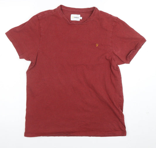 Mens UK Size M Farah Red  T-Shirt