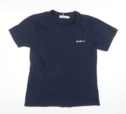 Ben Sherman Men's Blue Small Crew Neck Cotton T-Shirt
