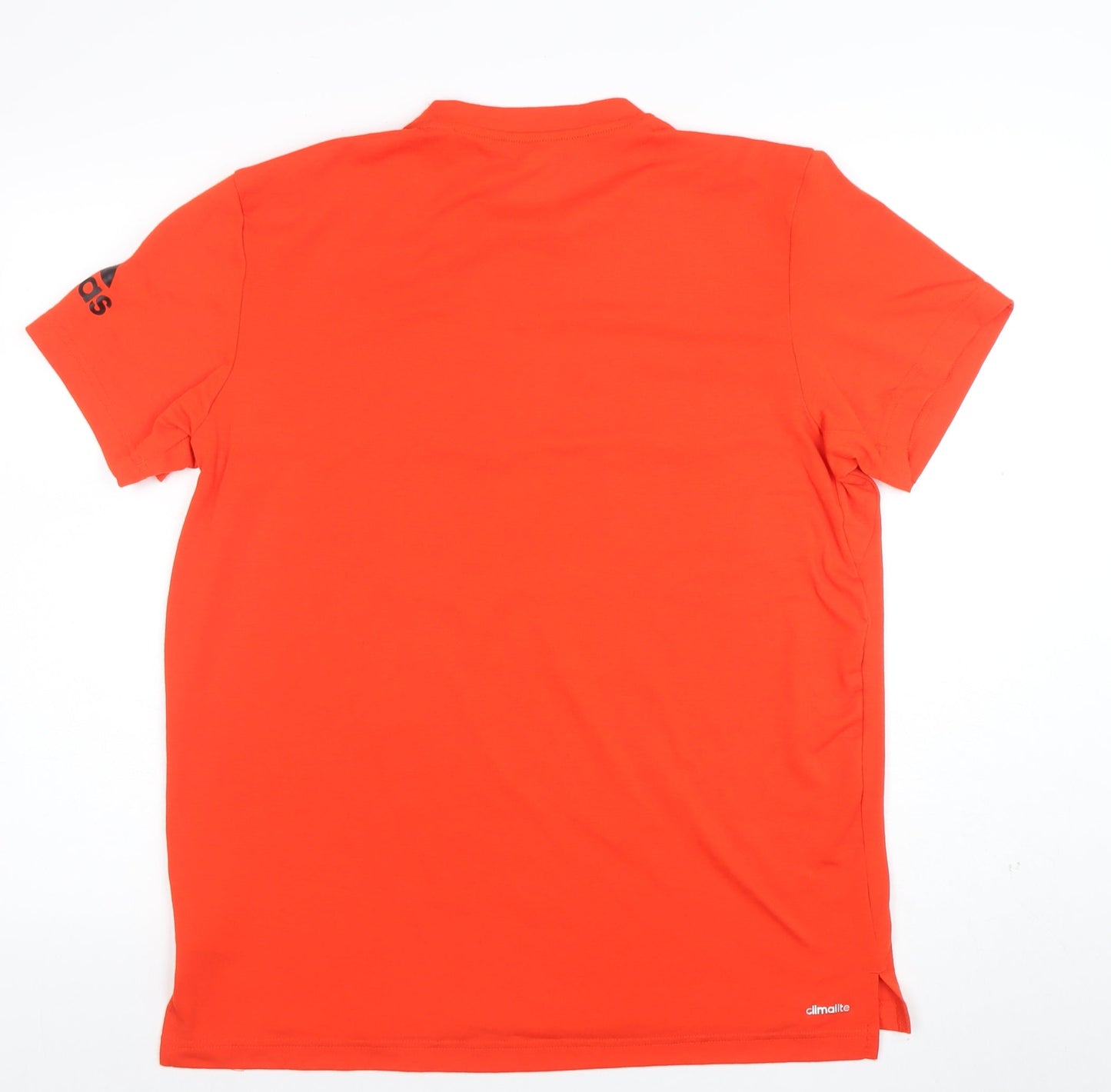Mens UK Size L adidas Orange  T-Shirt