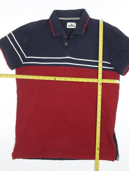 Mens UK Size M WROGN 100% Cotton Polo Shirt