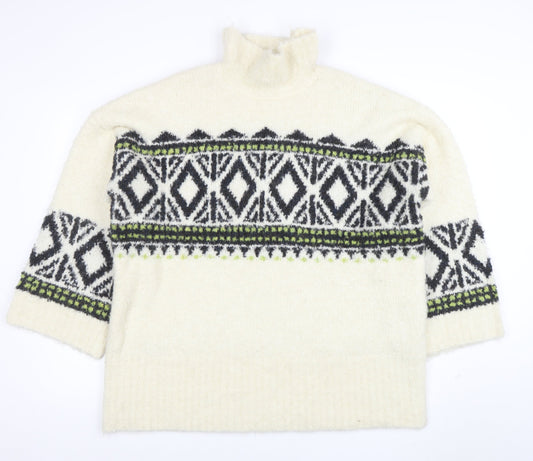 Womens UK Size L NEXT Ivory Pullover Jumper