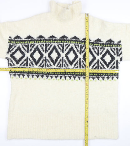 Womens UK Size L NEXT Ivory Pullover Jumper