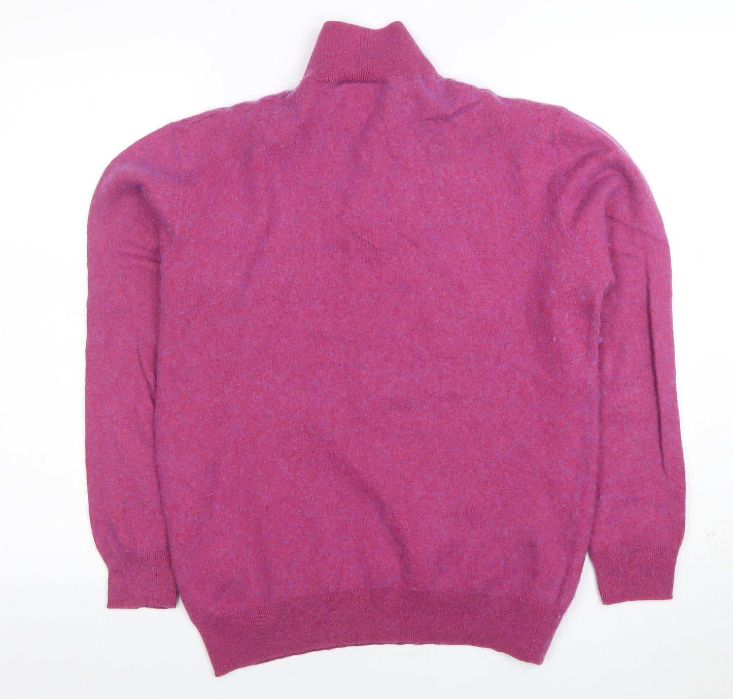 Mens UK Size M Brook Taverner Pink Full Zip Jumper