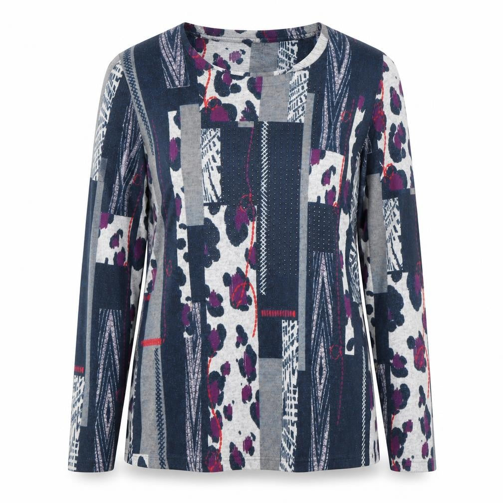 Womens UK Size S BASSINI Multicoloured Pullover Jumper