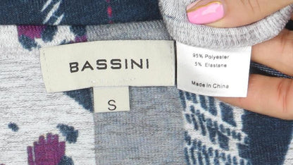 Womens UK Size S BASSINI Multicoloured Pullover Jumper
