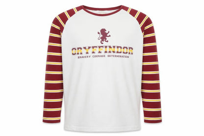 Marks and Spencer Boys White Gryffindor Long Sleeve Cotton T-Shirt 13-14 Years