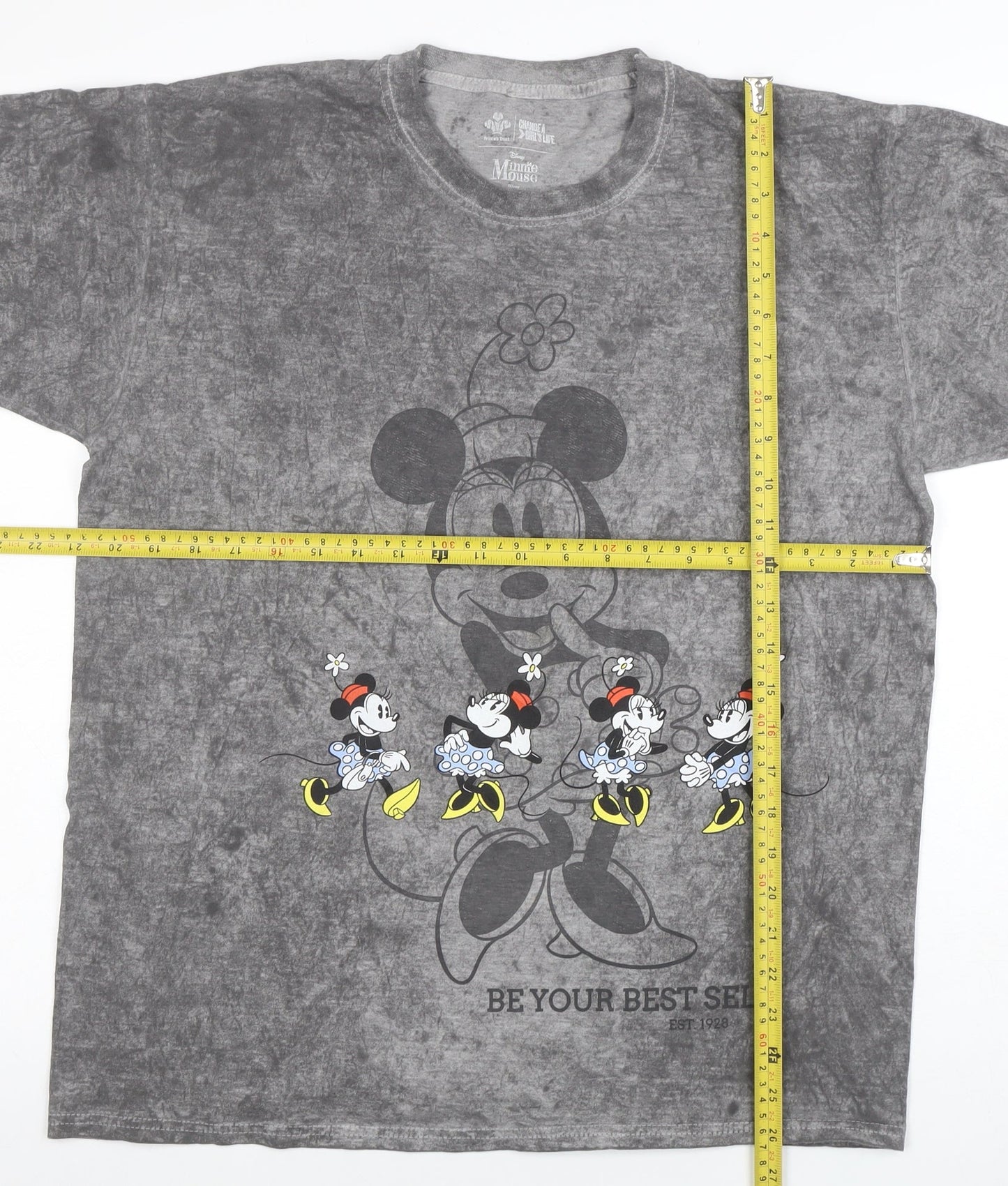 Mens UK Size S Disney Grey  T-Shirt