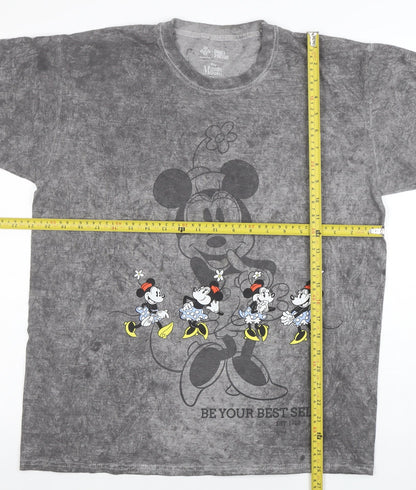 Mens UK Size S Disney Grey  T-Shirt