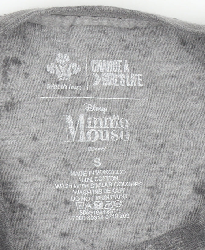Mens UK Size S Disney Grey  T-Shirt
