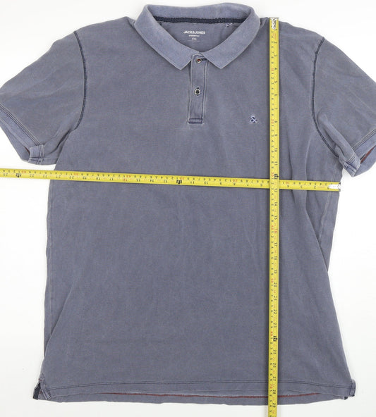 Mens UK Size 2XL JACK & JONES 100% Cotton Polo Shirt