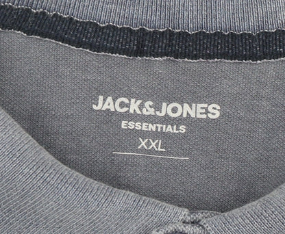 Mens UK Size 2XL JACK & JONES 100% Cotton Polo Shirt