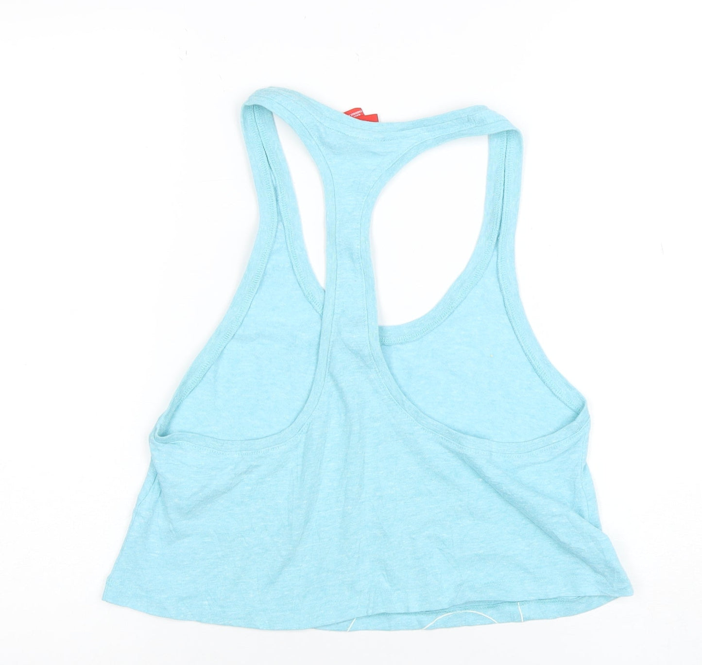 Womens UK Size S Nike Blue Cropped Tank