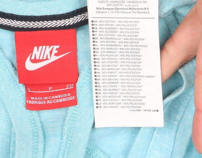 Womens UK Size S Nike Blue Cropped Tank