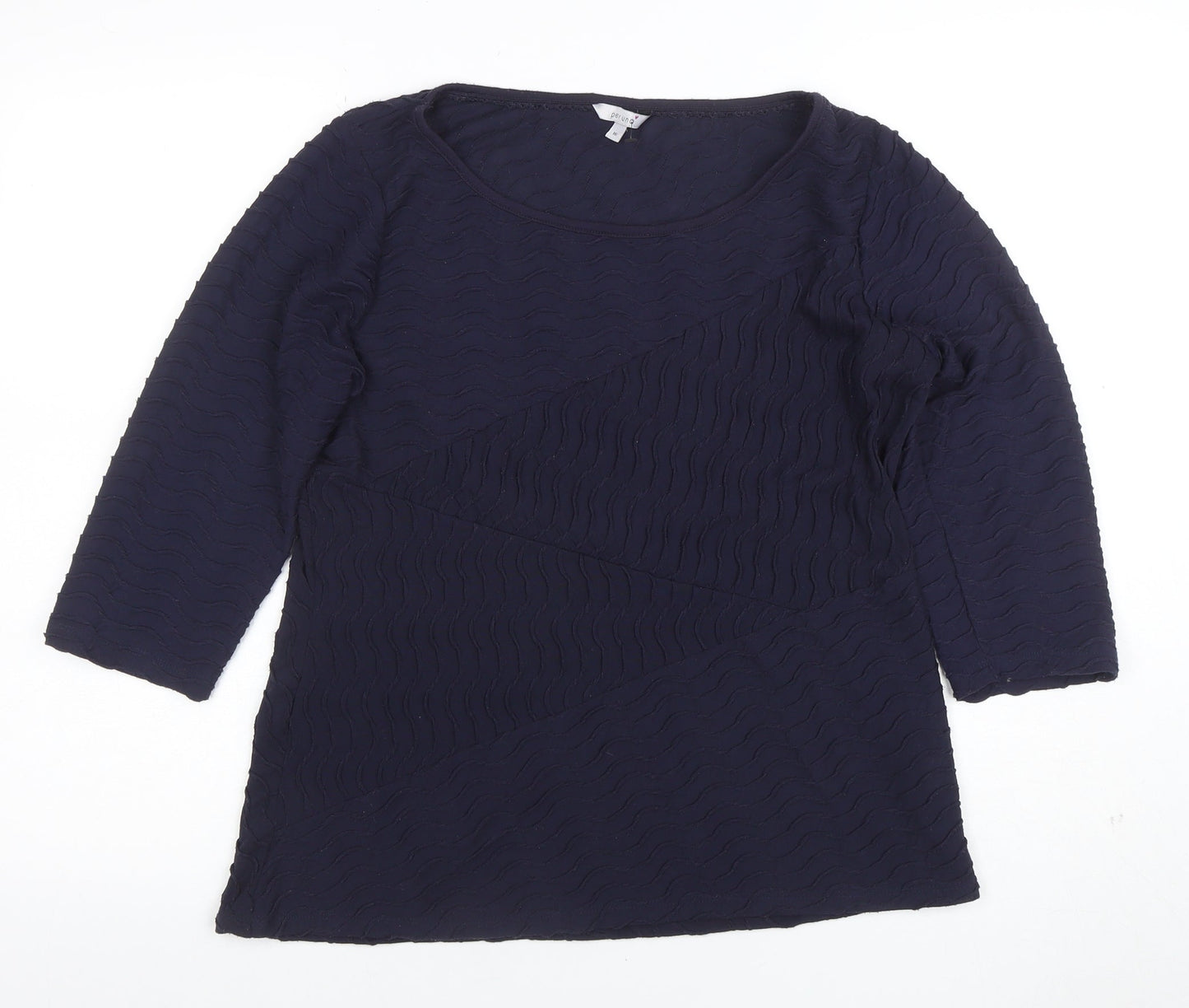 Womens UK Size 16 Marks and Spencer Blue Tunic Blouse
