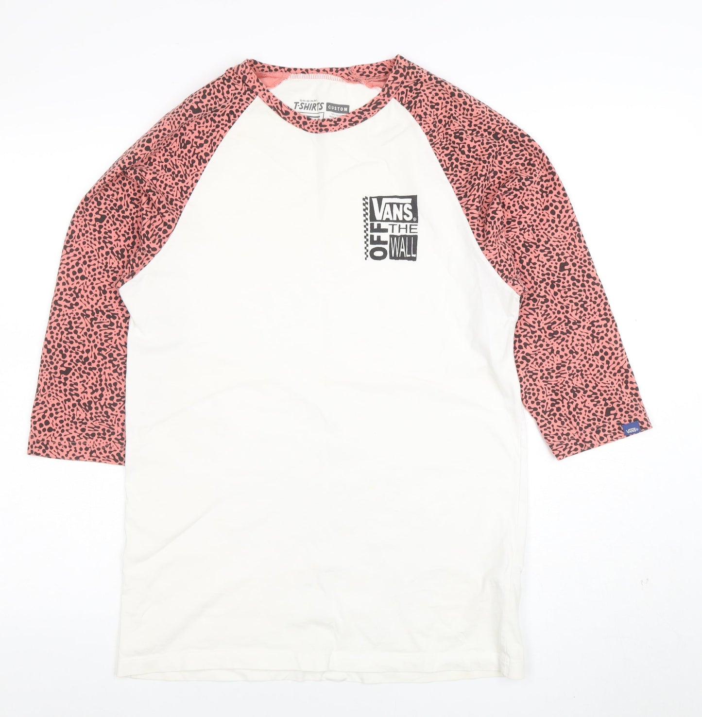 Womens UK Size M VANS Multicoloured Basic T-Shirt