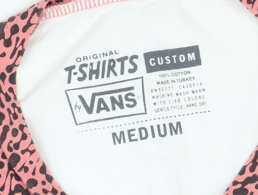 Womens UK Size M VANS Multicoloured Basic T-Shirt