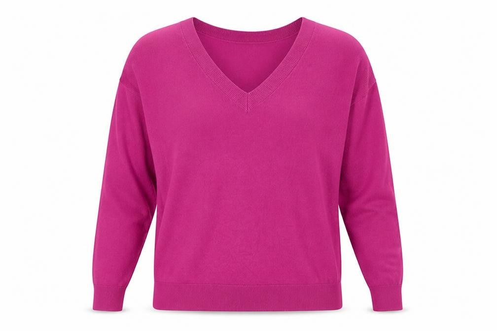 Womens UK Size M b.young Pink Pullover Jumper