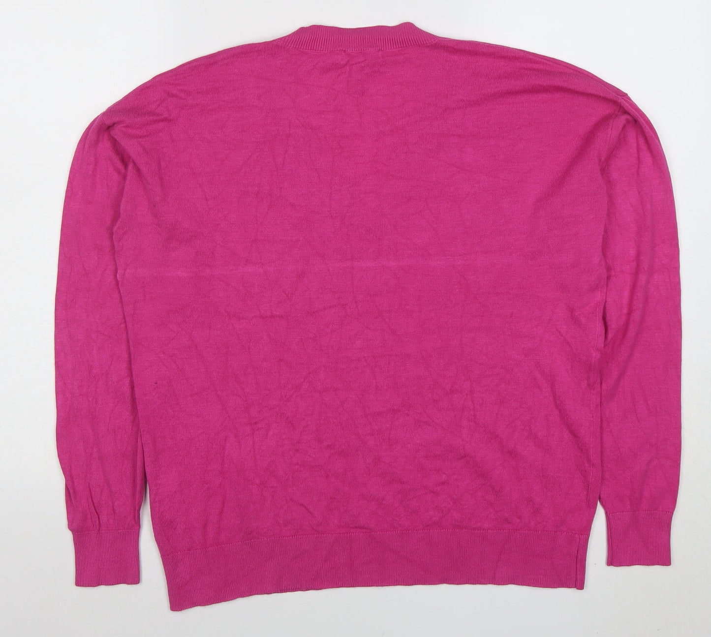 Womens UK Size M b.young Pink Pullover Jumper