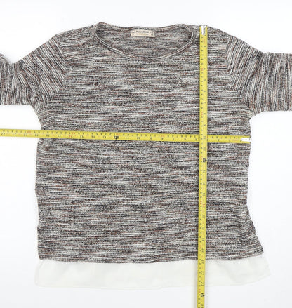 Womens UK Size 8 Pull&Bear Multicoloured Pullover Jumper