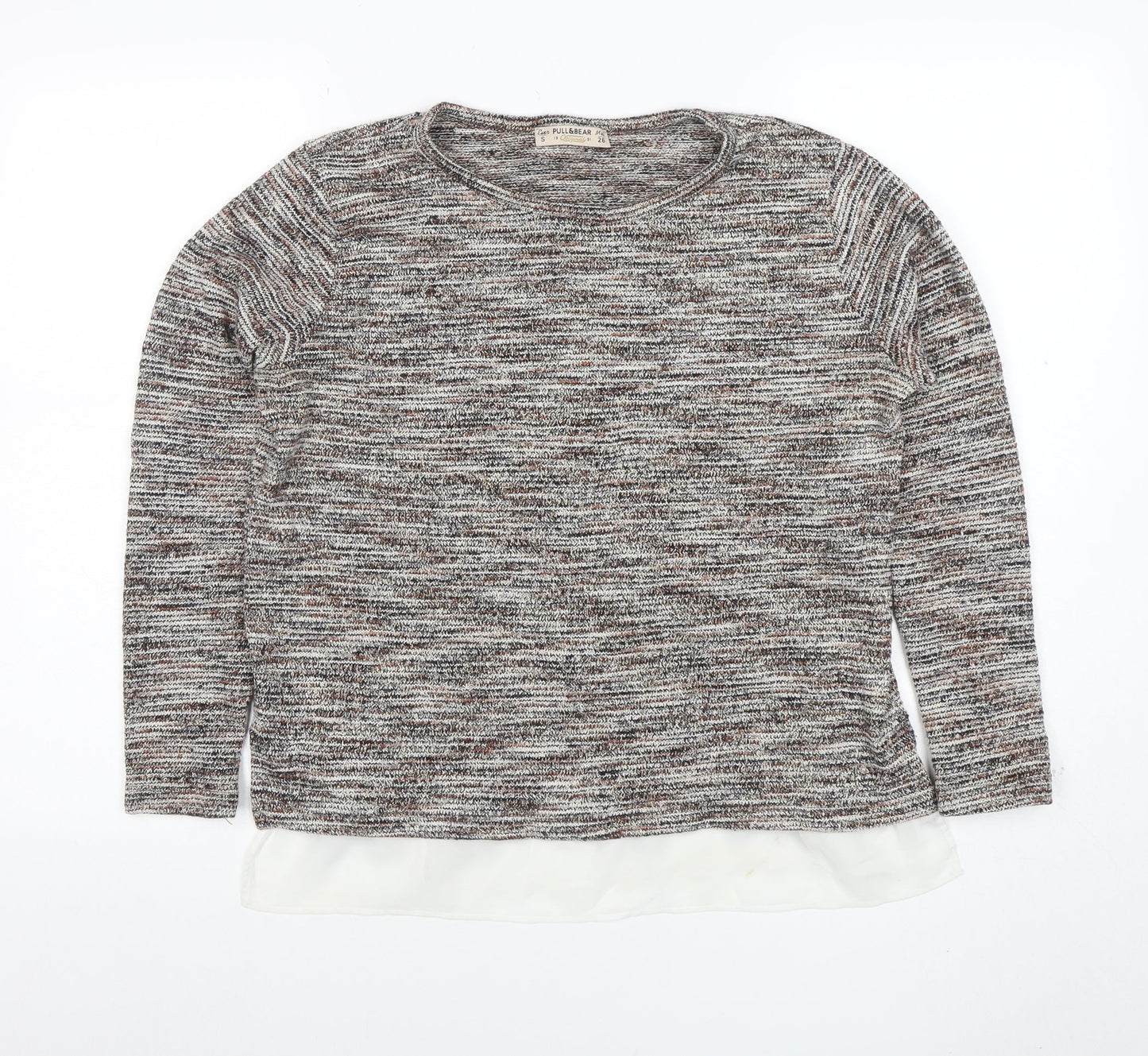 Womens UK Size 8 Pull&Bear Multicoloured Pullover Jumper