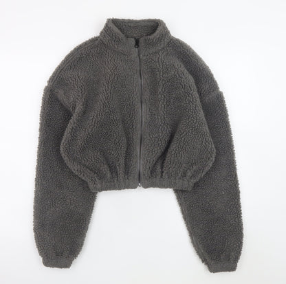 Womens UK Size XS Nicki Studios Grey Puffer Jacket