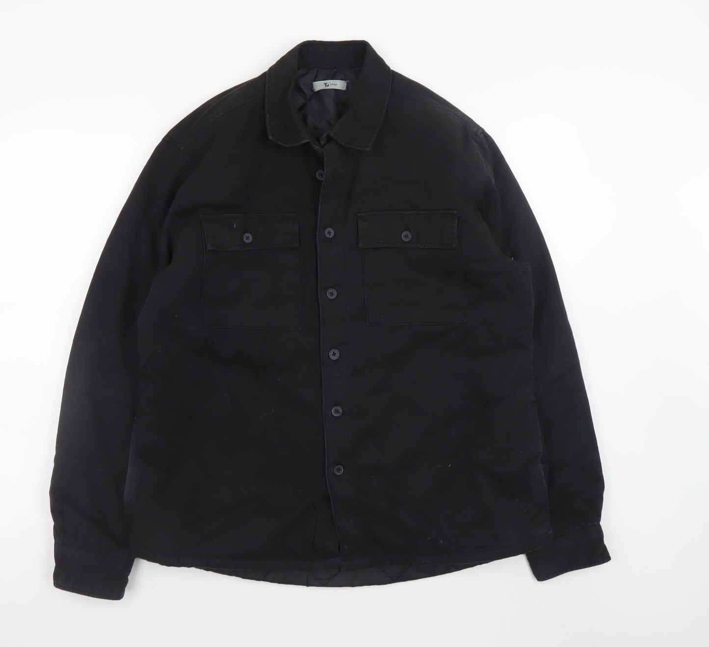 Mens UK Size L TU Black Basic Jacket