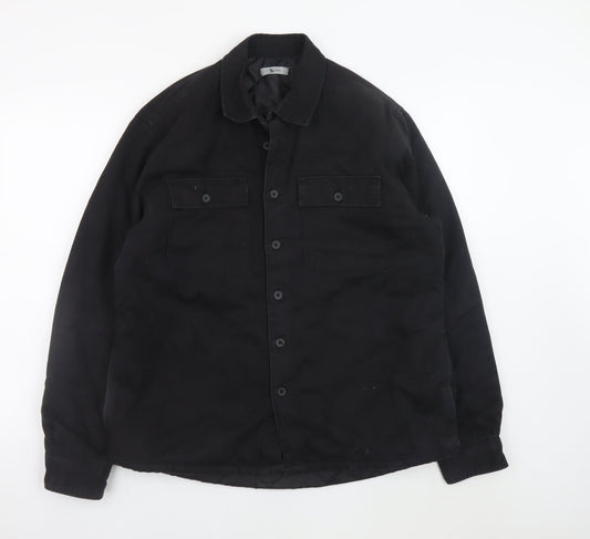 Mens UK Size L TU Black Basic Jacket