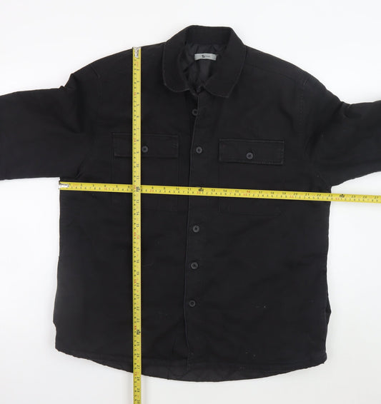 Mens UK Size L TU Black Basic Jacket