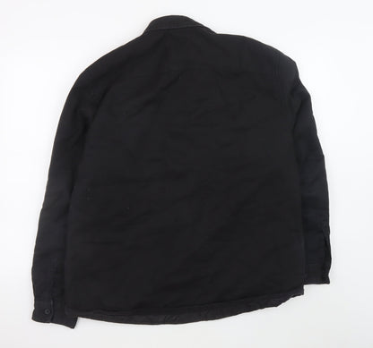 Mens UK Size L TU Black Basic Jacket
