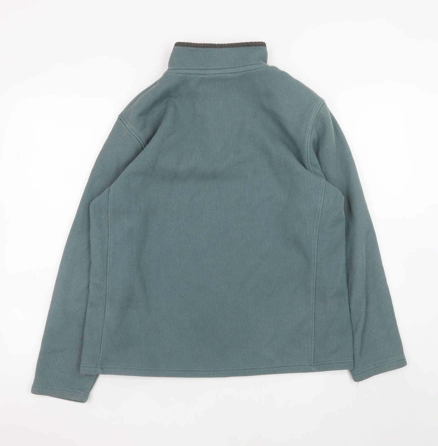Mens UK Size L Mountain Warehouse Green Henley Sweatshirt