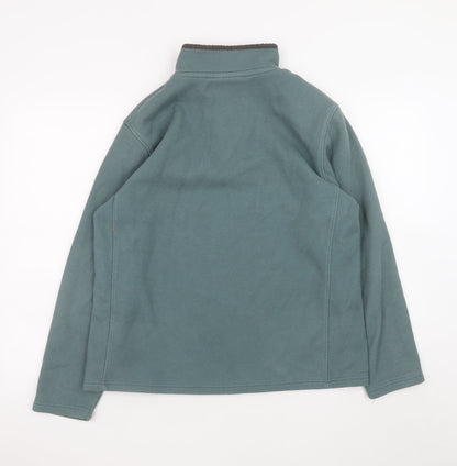 Mens UK Size L Mountain Warehouse Green Henley Sweatshirt
