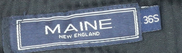 Mens UK Size 36S Maine New England Regular Fit Chino Brown Trousers