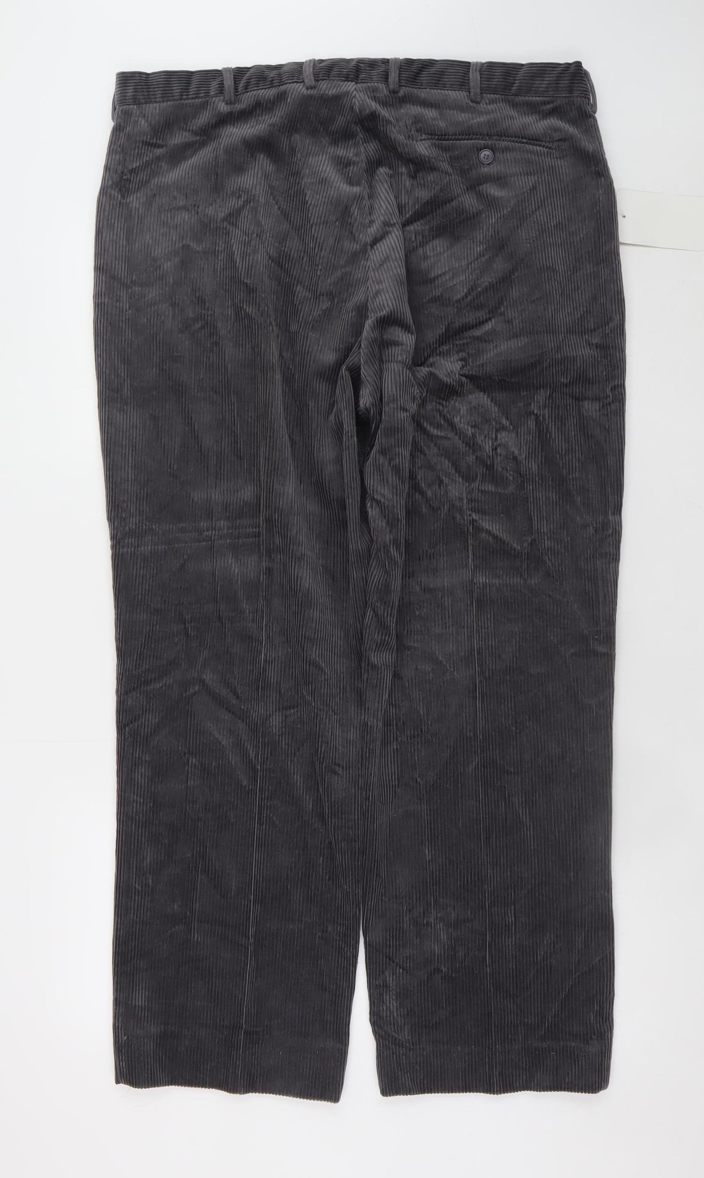 Mens UK Size 40R Countrywear by Carabou Regular Fit Casual Grey Trousers