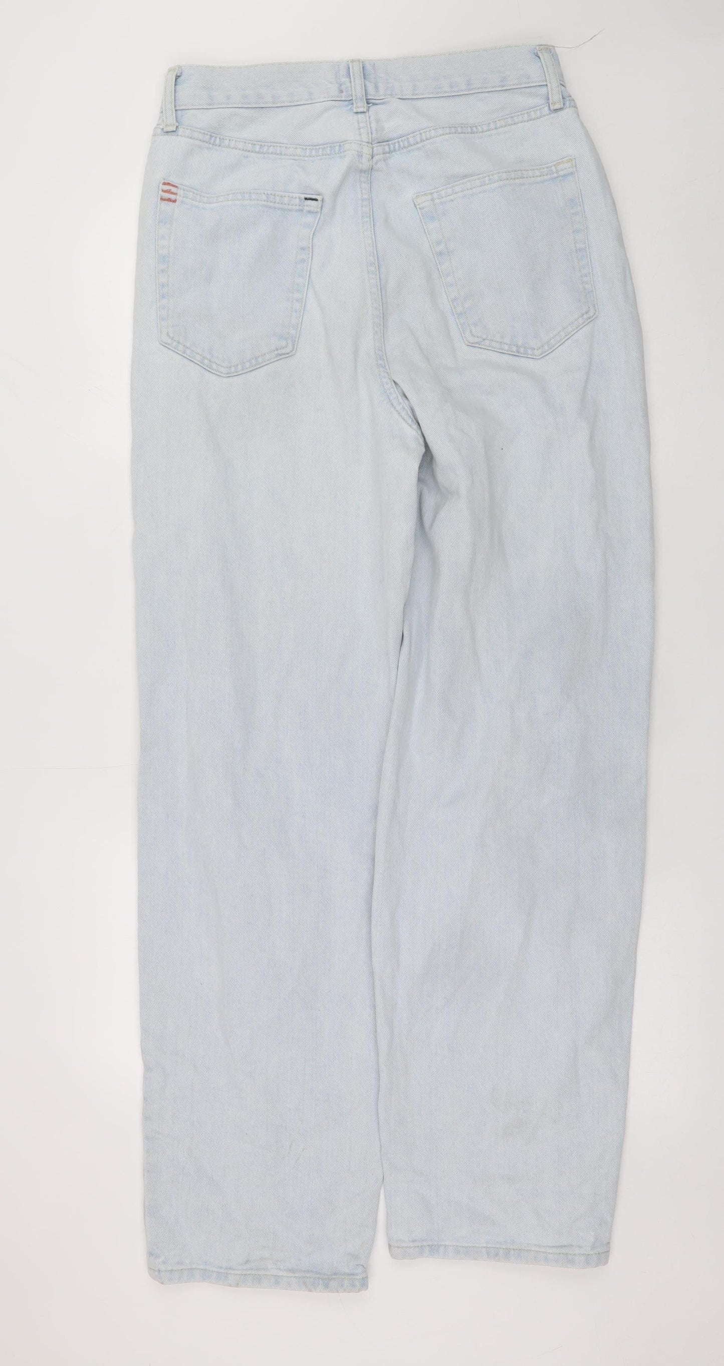 Womens UK Size 12 BDG Relaxed Fit Baggy Blue Jeans