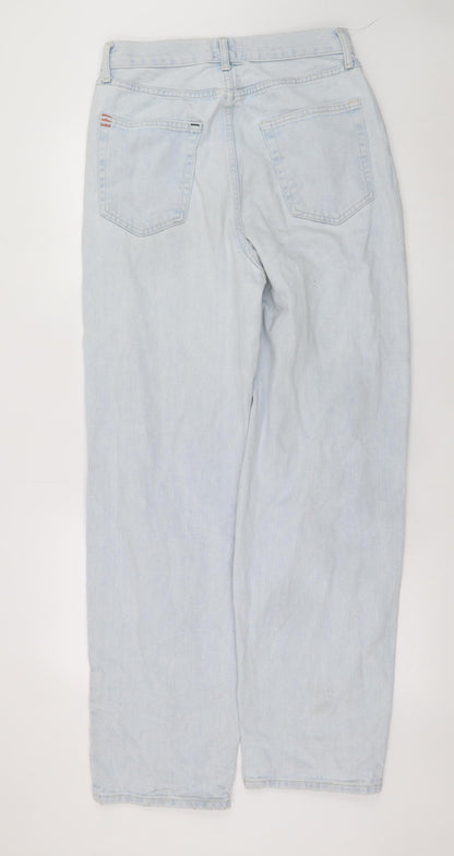 Womens UK Size 12 BDG Relaxed Fit Baggy Blue Jeans